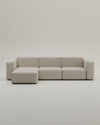 Harvey 4-seater L-shaped modular sofa with bed function