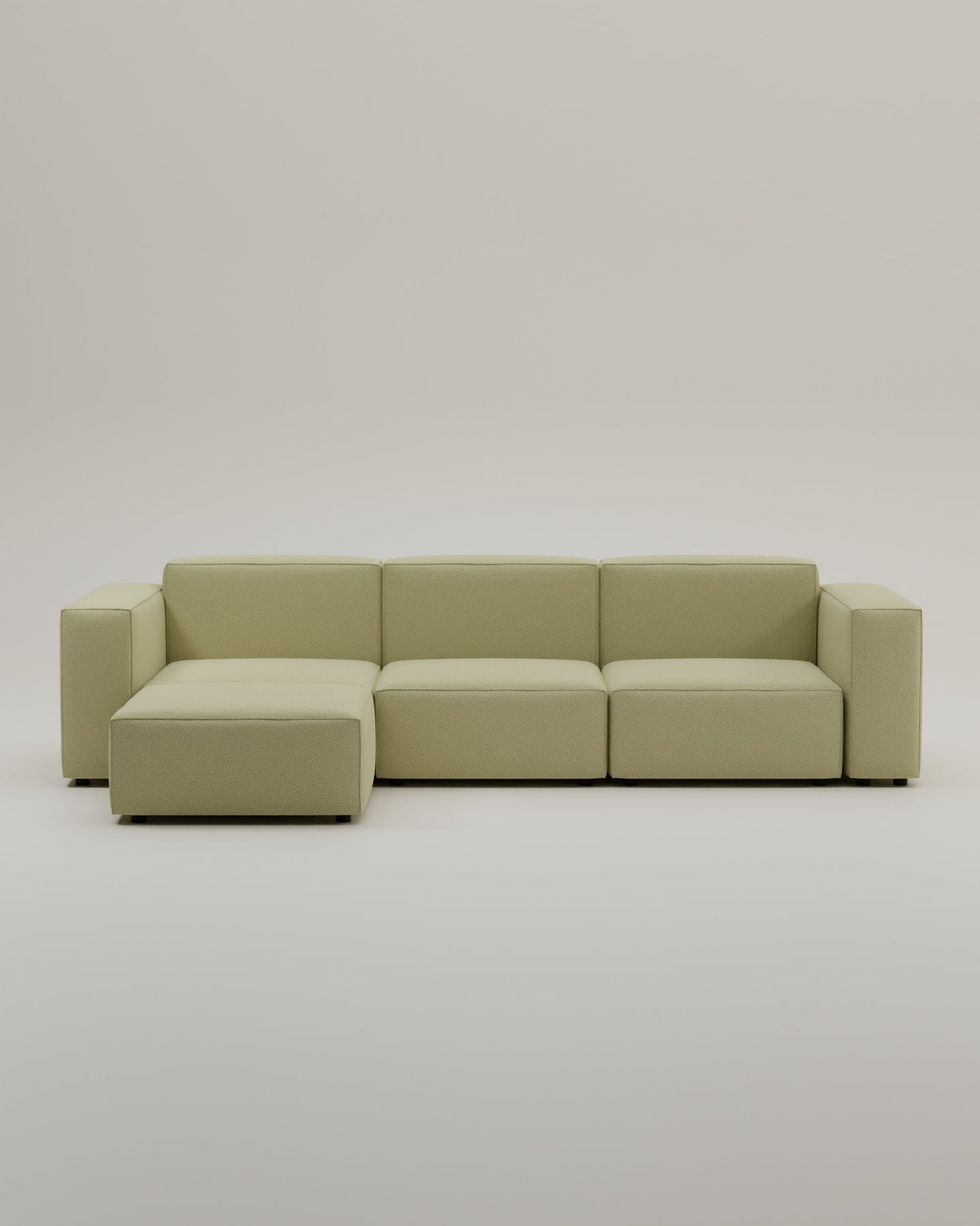 Divano modulare Harvey 4 posti a L con funzione letto