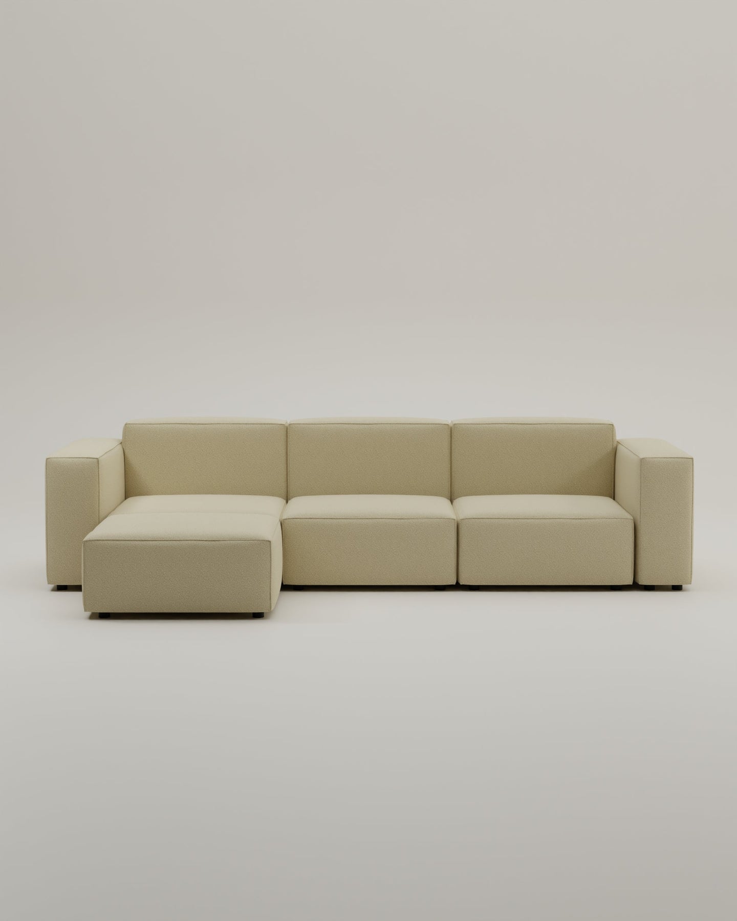 Divano modulare Harvey 4 posti a L con funzione letto