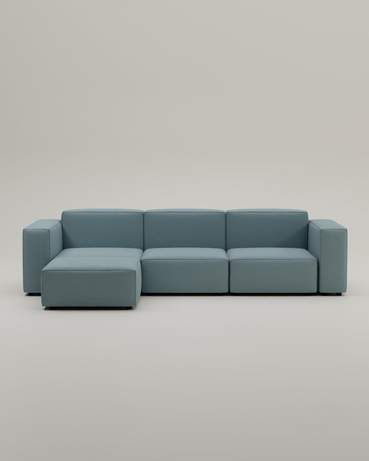 Harvey 4-seater L-shaped modular sofa with bed function