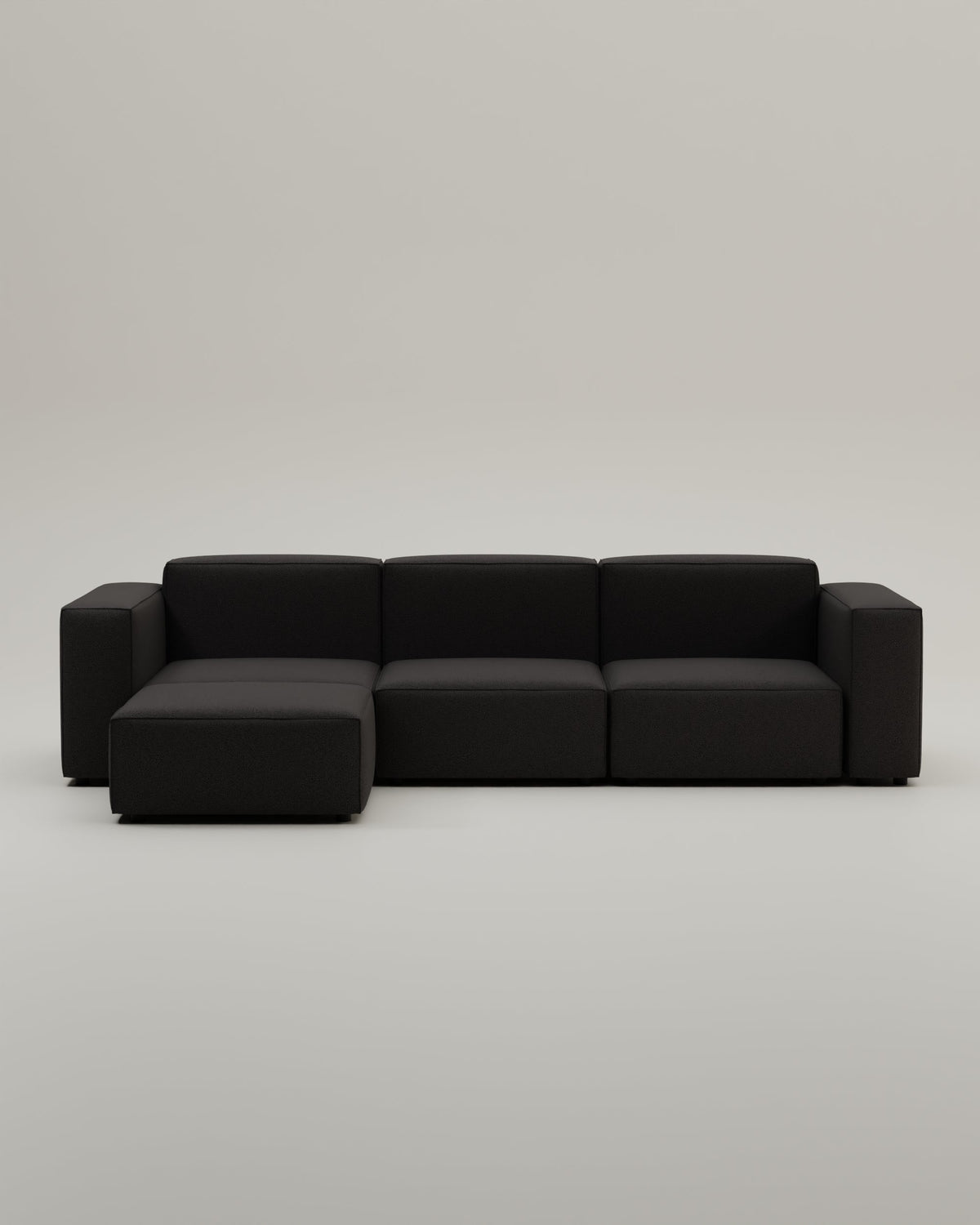 Harvey 4-seater L-shaped modular sofa with bed function