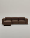Harvey 4-seater L-shaped modular sofa with bed function
