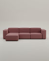 Harvey 4-seater L-shaped modular sofa with bed function