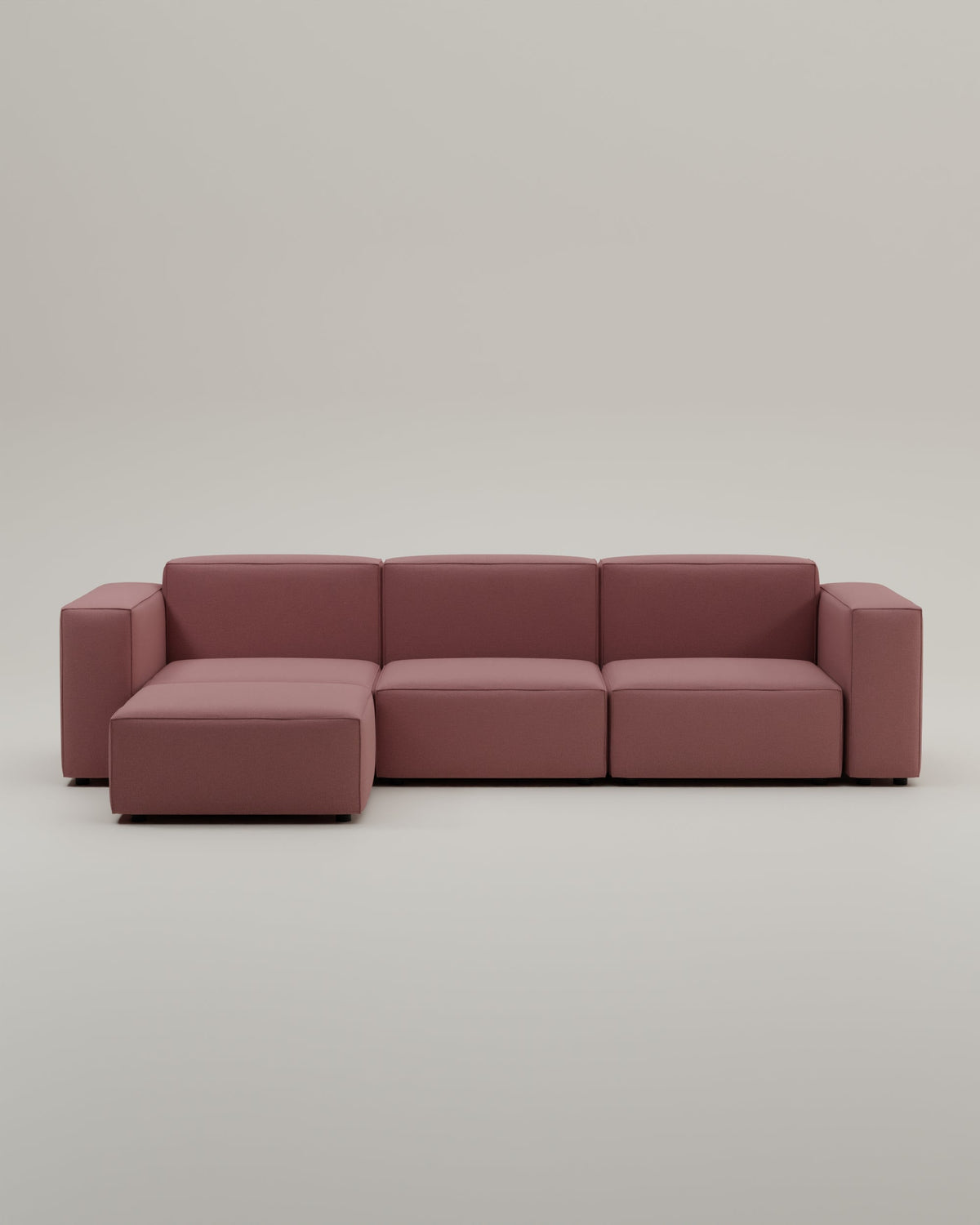 Harvey 4-seater L-shaped modular sofa with bed function