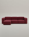 Harvey 4-seater L-shaped modular sofa with bed function