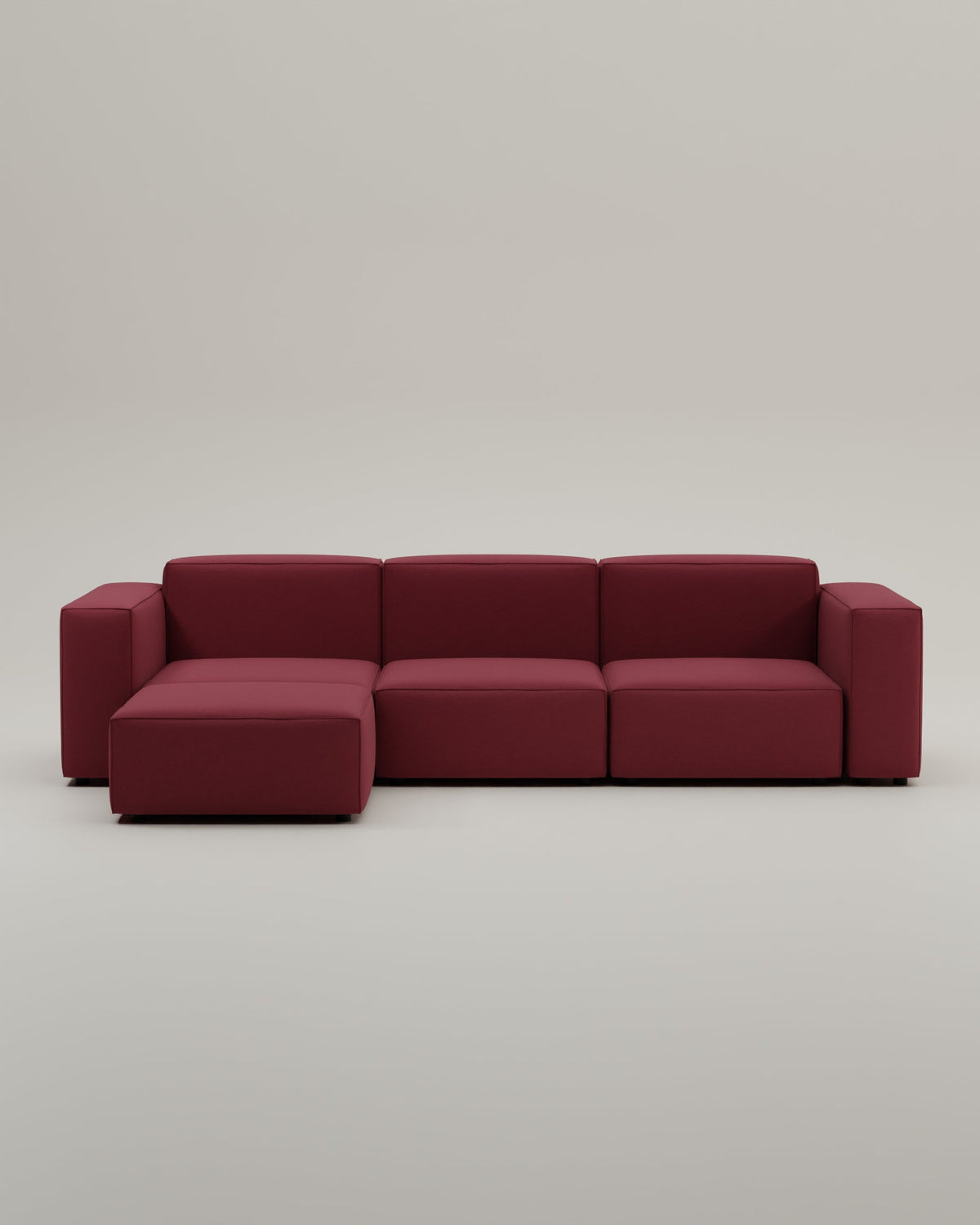Harvey 4-seater L-shaped modular sofa with bed function