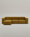 Divano modulare Harvey 4 posti a L con funzione letto