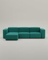 Harvey 4-seater L-shaped modular sofa with bed function