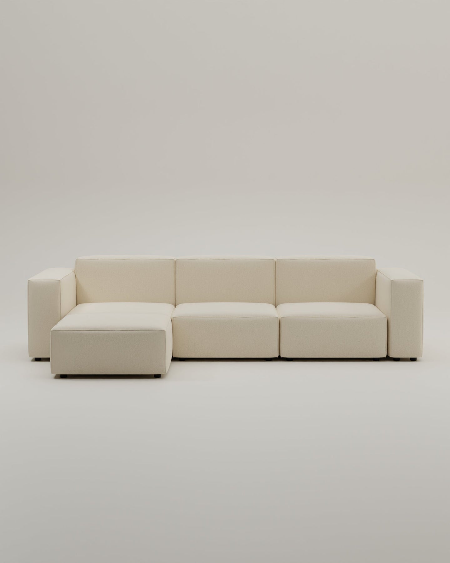 Divano modulare Harvey 4 posti a L con funzione letto