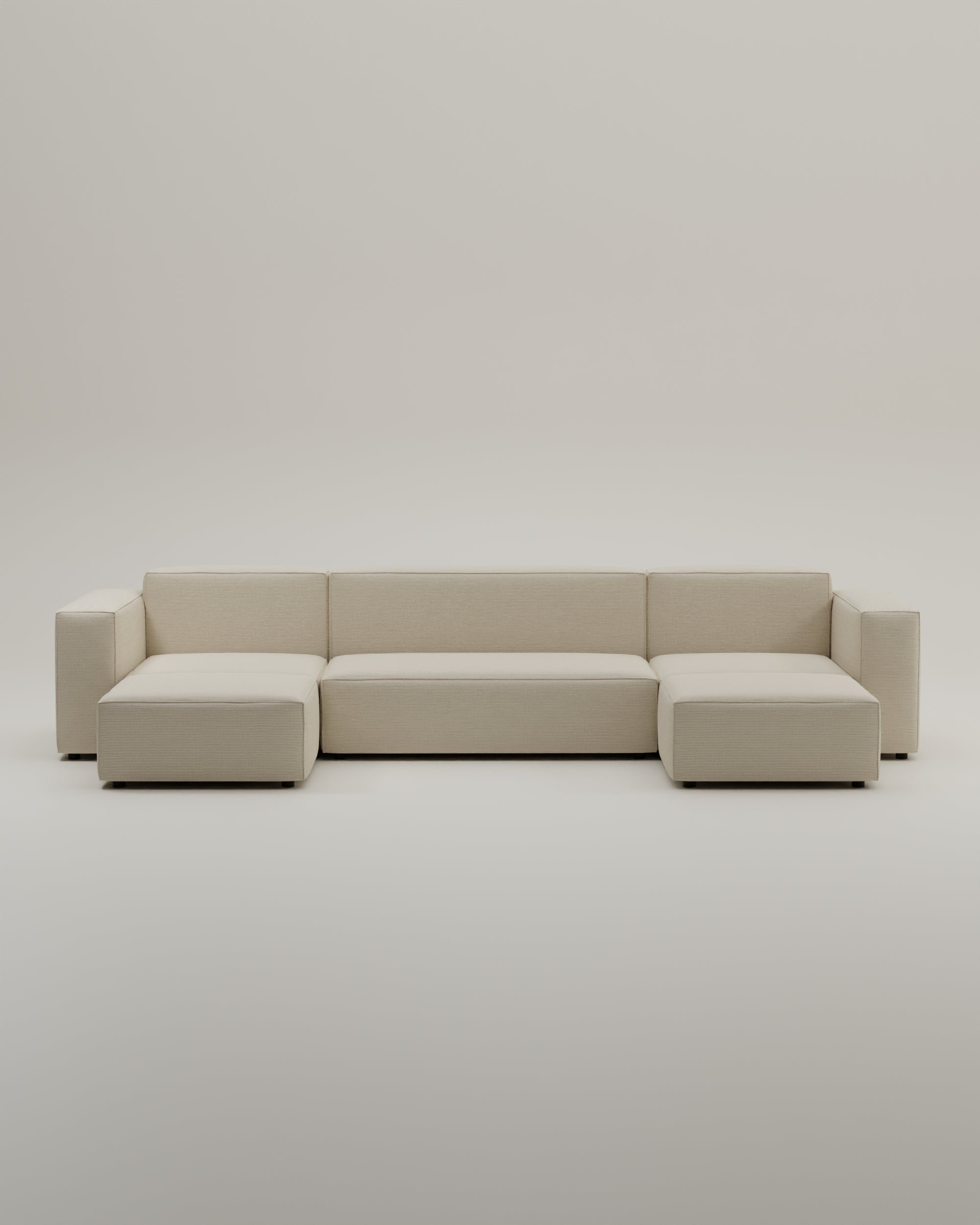 Harvey U-shaped modular sofa / lounge with bed function