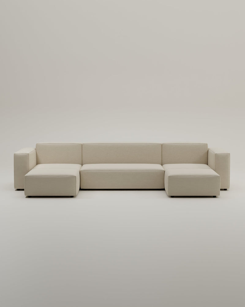 Rivestimento in tessuto – divano modulare Harvey a forma di U / salotto