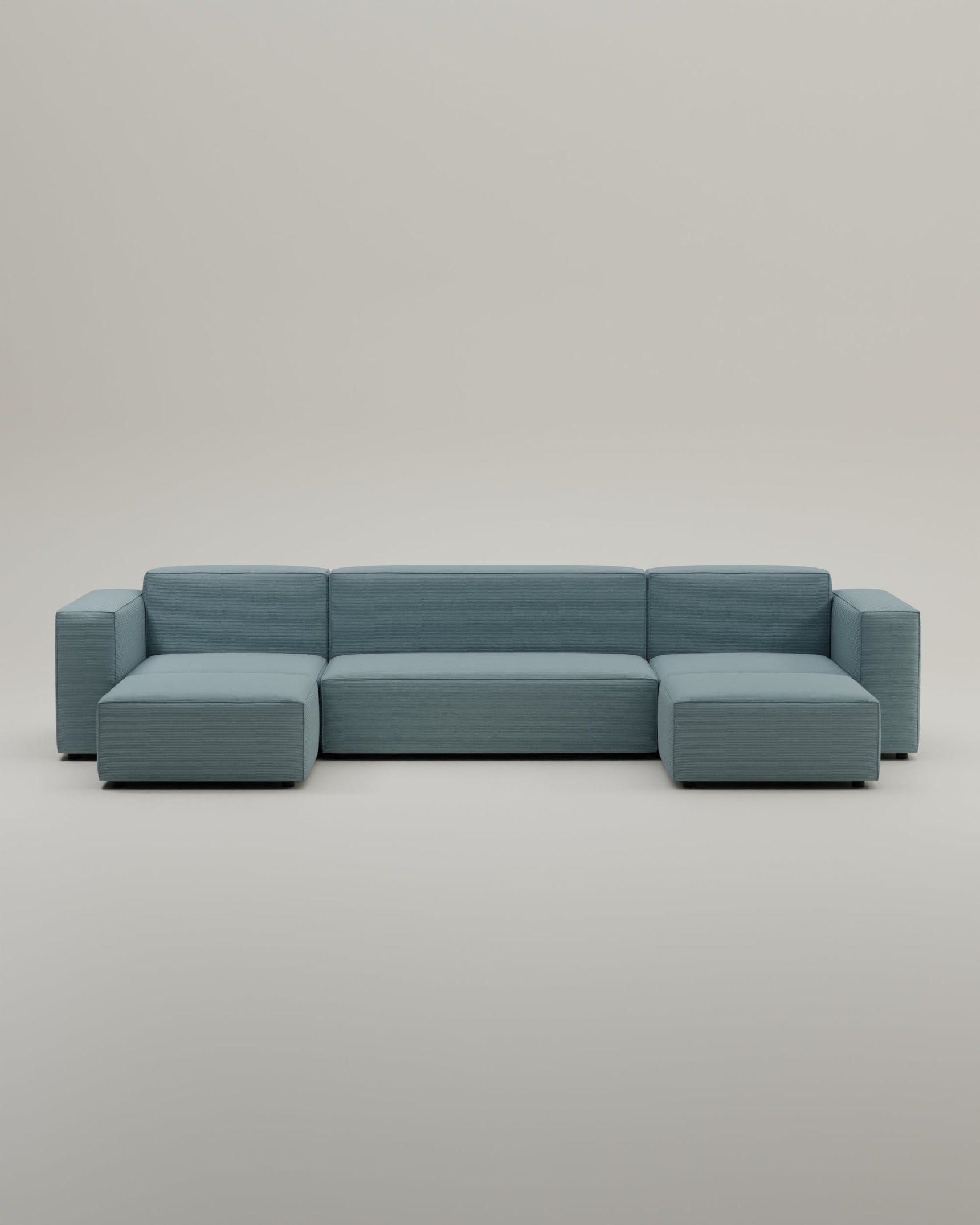 Harvey U-shaped modular sofa / lounge with bed function