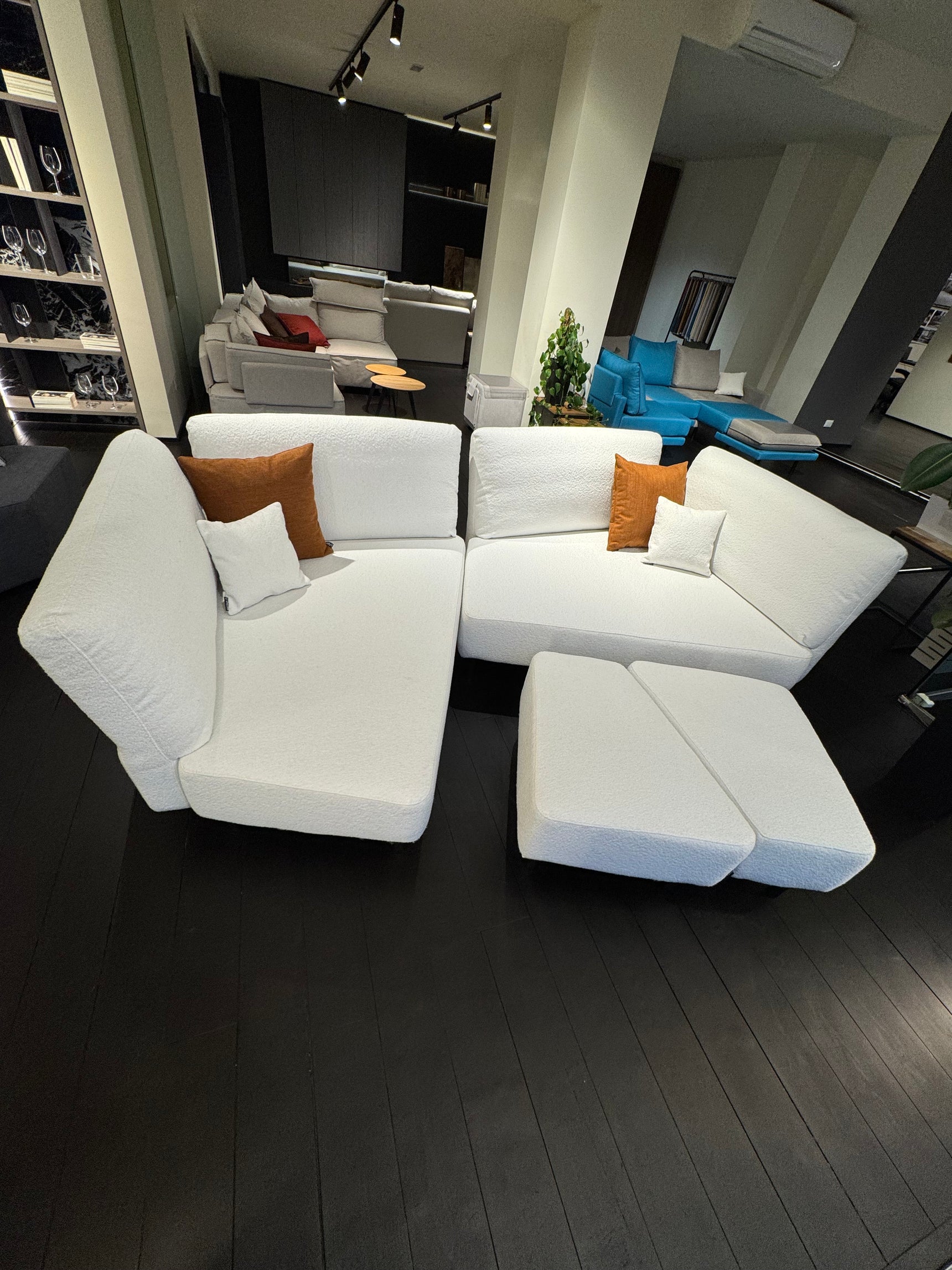 Outlet - Divano modulare Mike con funzione letto