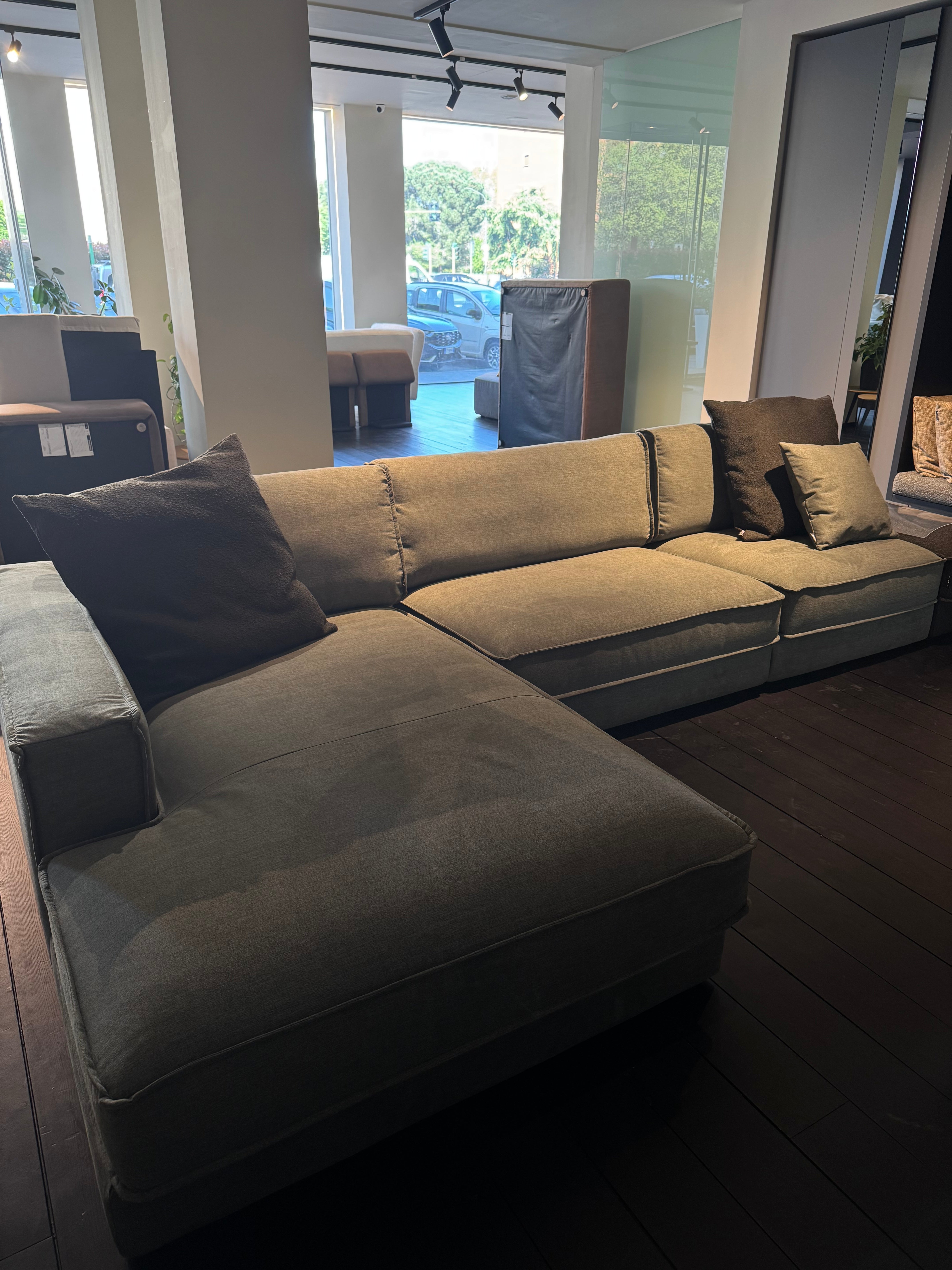 Outlet - Divano modulare Terra L 4 posti con funzione letto
