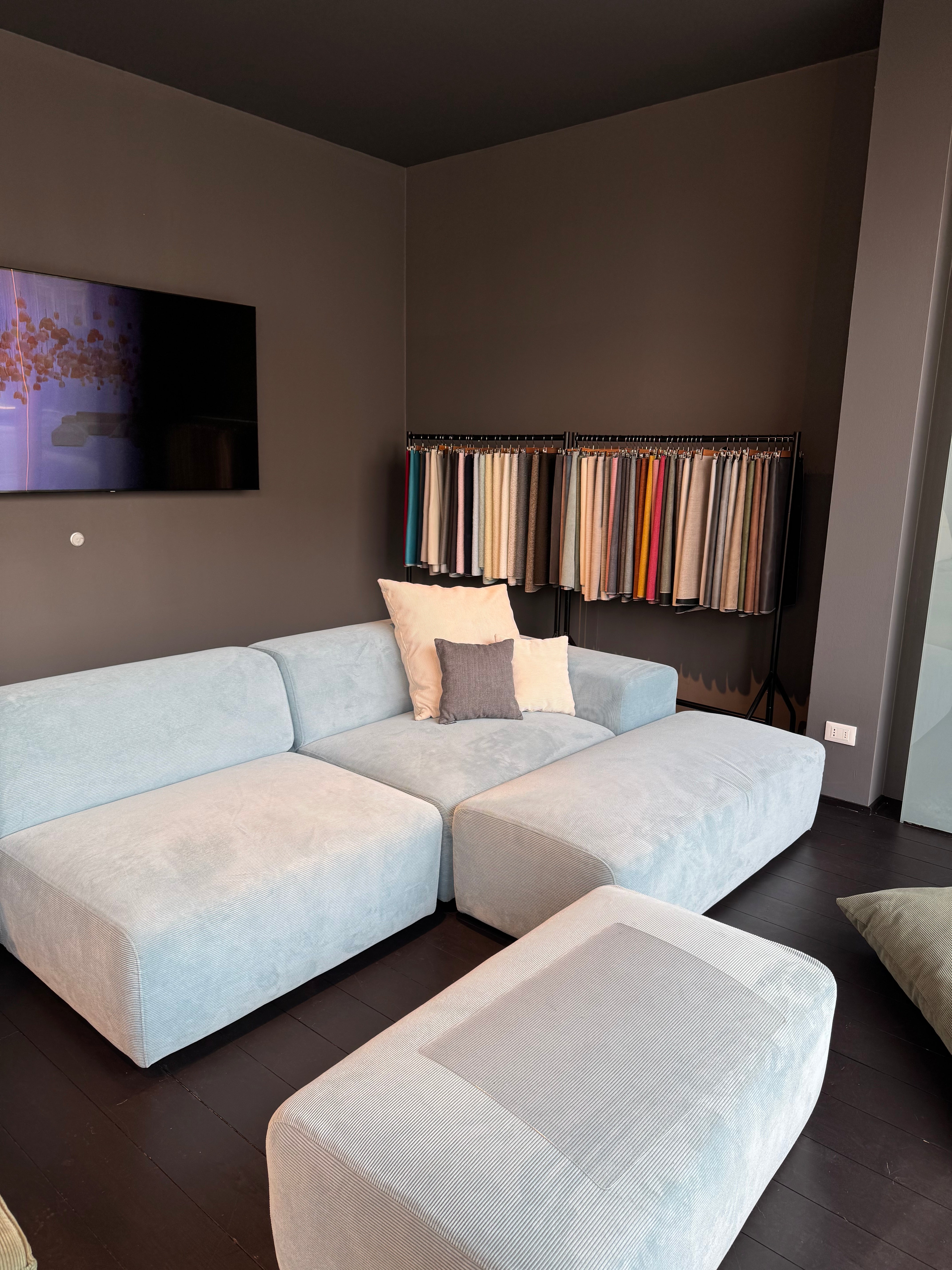 Outlet - Divano modulare ad angolo Nina 4 posti con funzione letto