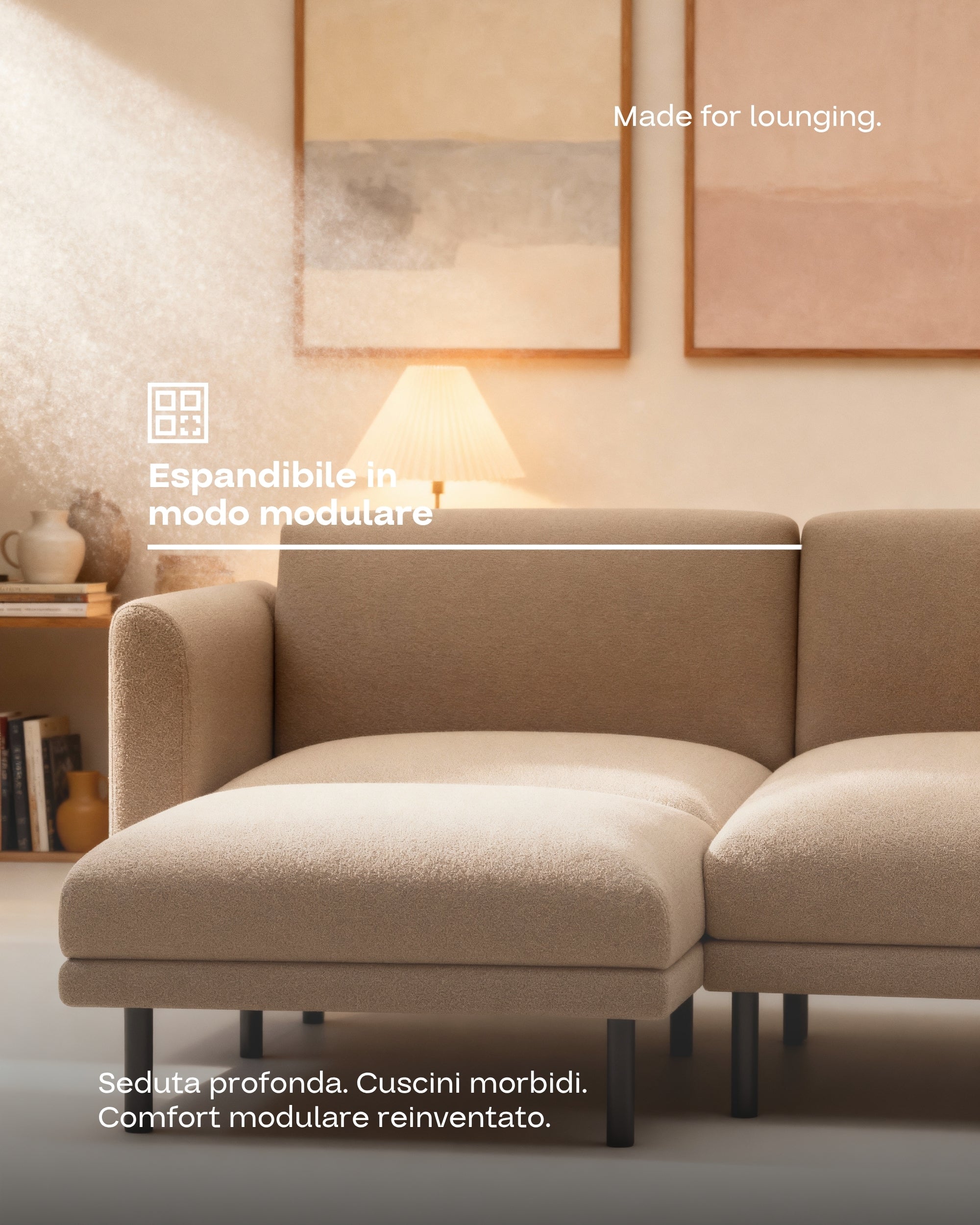 Aera 5 seater modular sofa