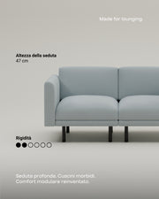Divano modulare Aera 2 posti