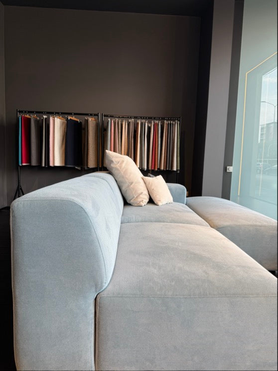Outlet - Divano modulare ad angolo Nina 4 posti con funzione letto