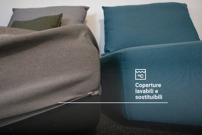 Divano modulare Katrina con funzione di riposo