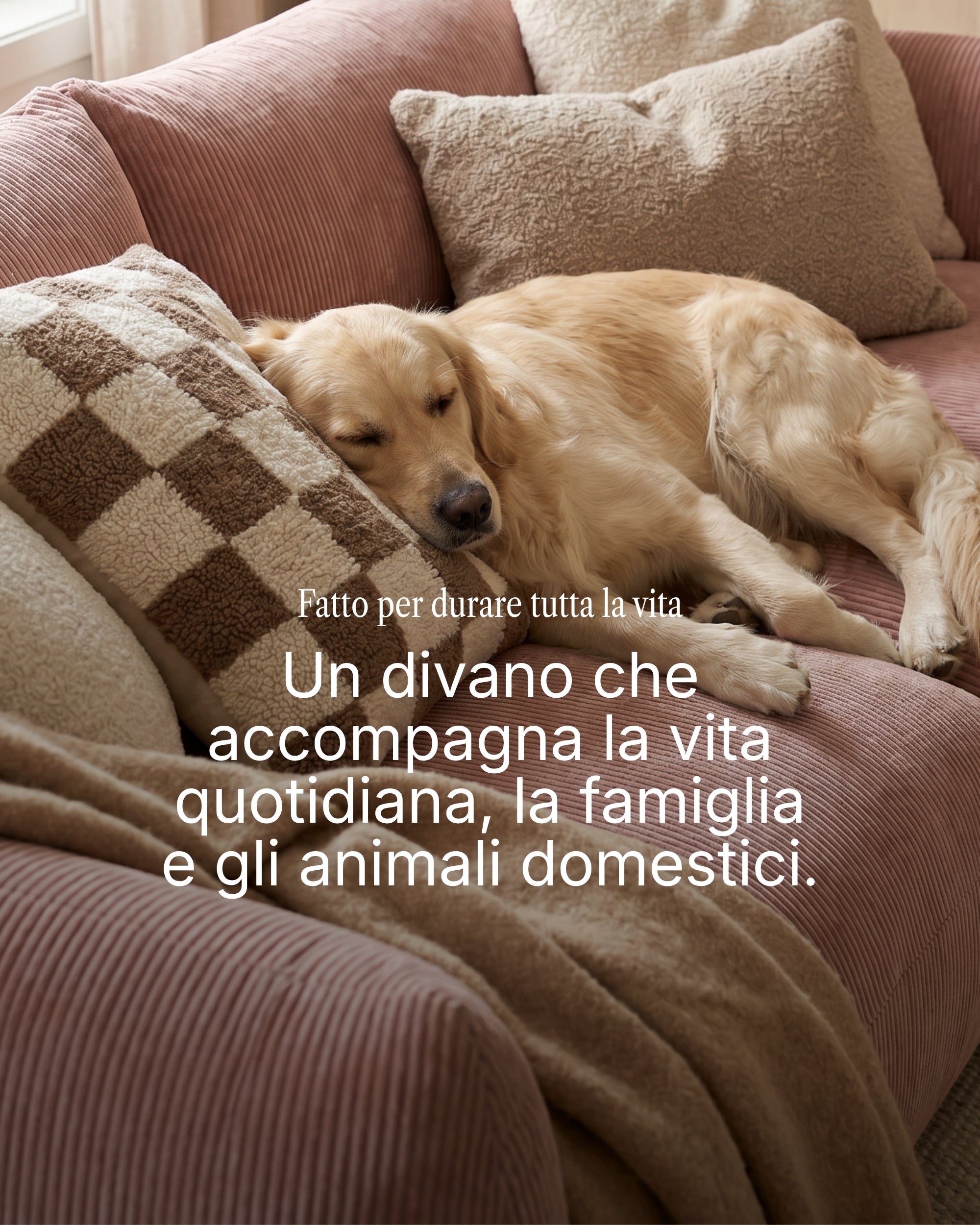 Divano Modulare Luma L 4 Posti con Funzione Letto