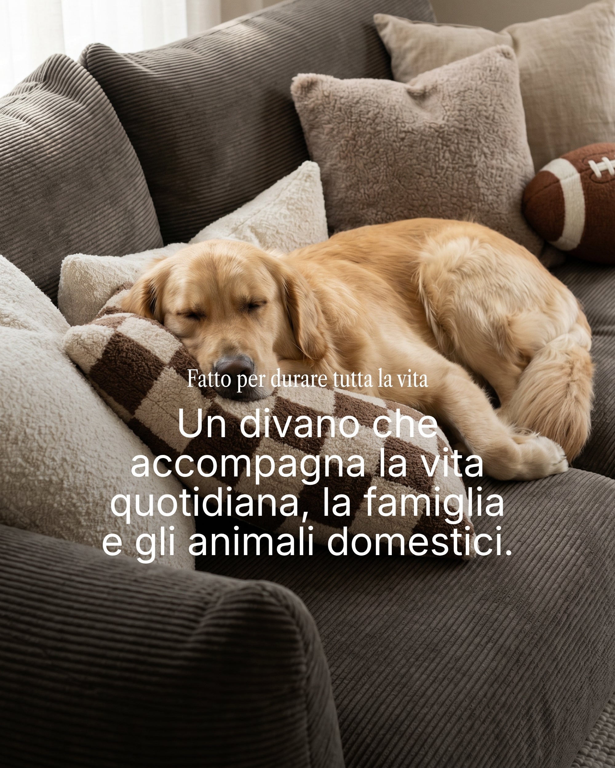 Divano Modulare Luma 3 Posti con Funzione Letto
