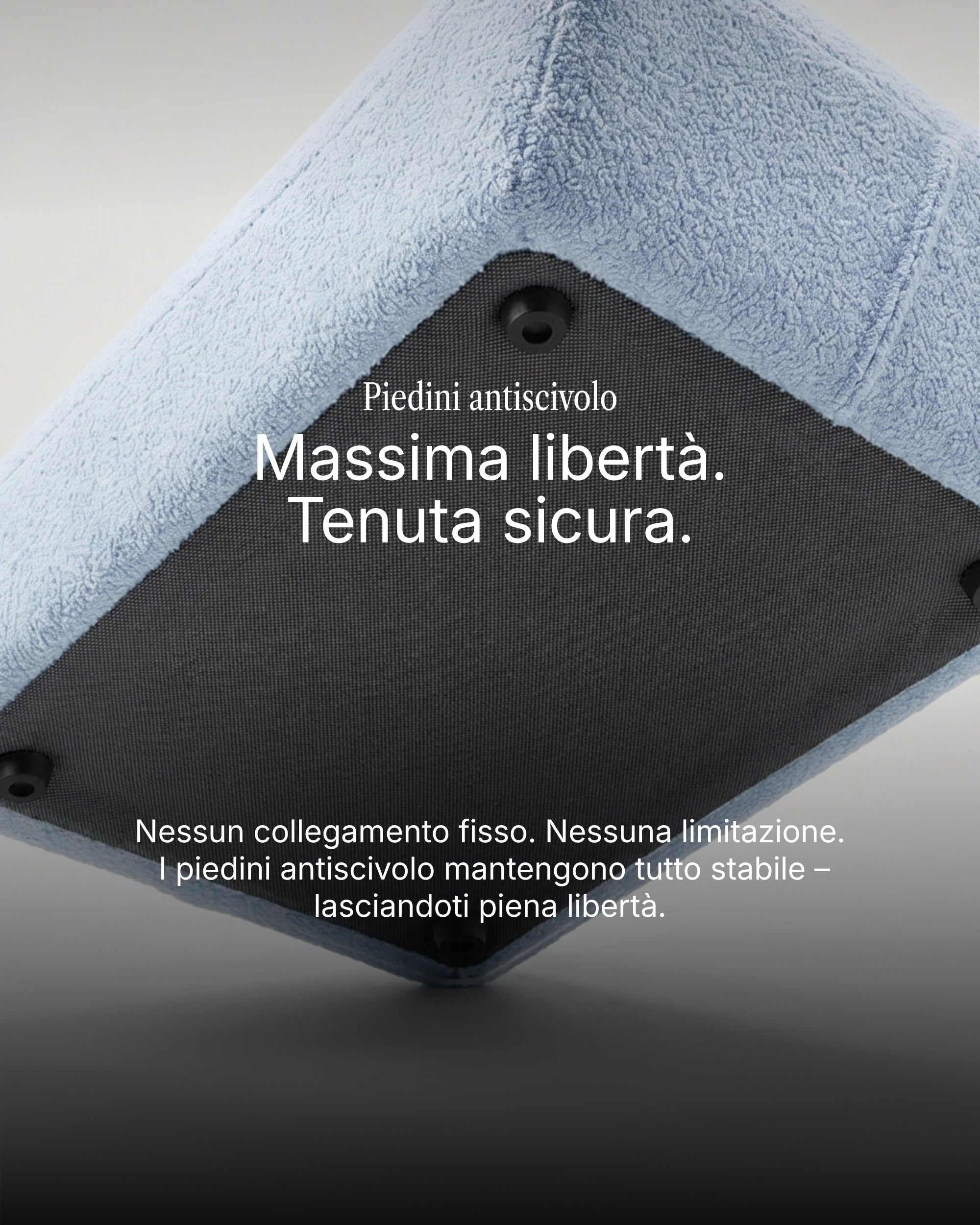 Divano Modulare Luma L 4 Posti con Funzione Letto