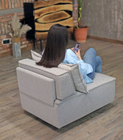 Divano modulare Louis S con funzione letto
