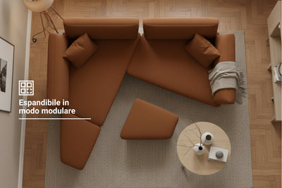 Divano modulare Mike con funzione letto
