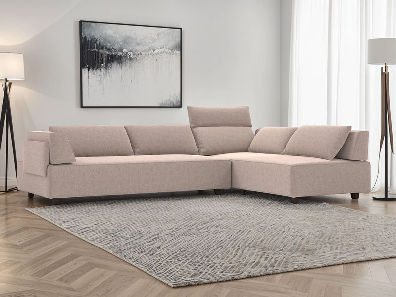Divano modulare Louis L con funzione letto