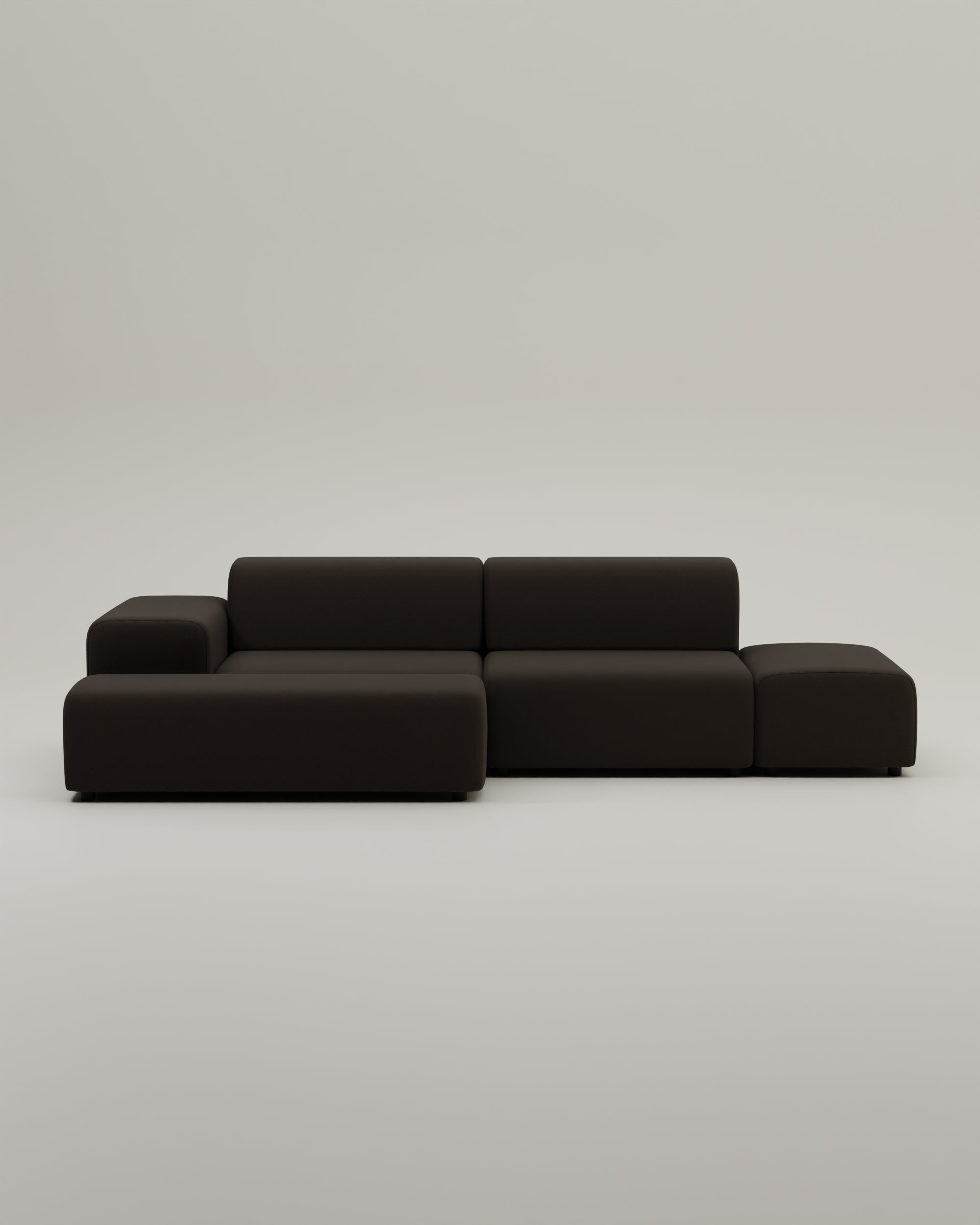 Stoffbezug - Modulares Ecksofa Nina 4-Sitzer
