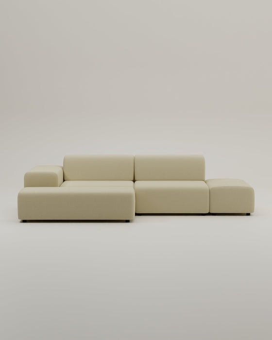 Nina 4-seater modular corner sofa with bed function
