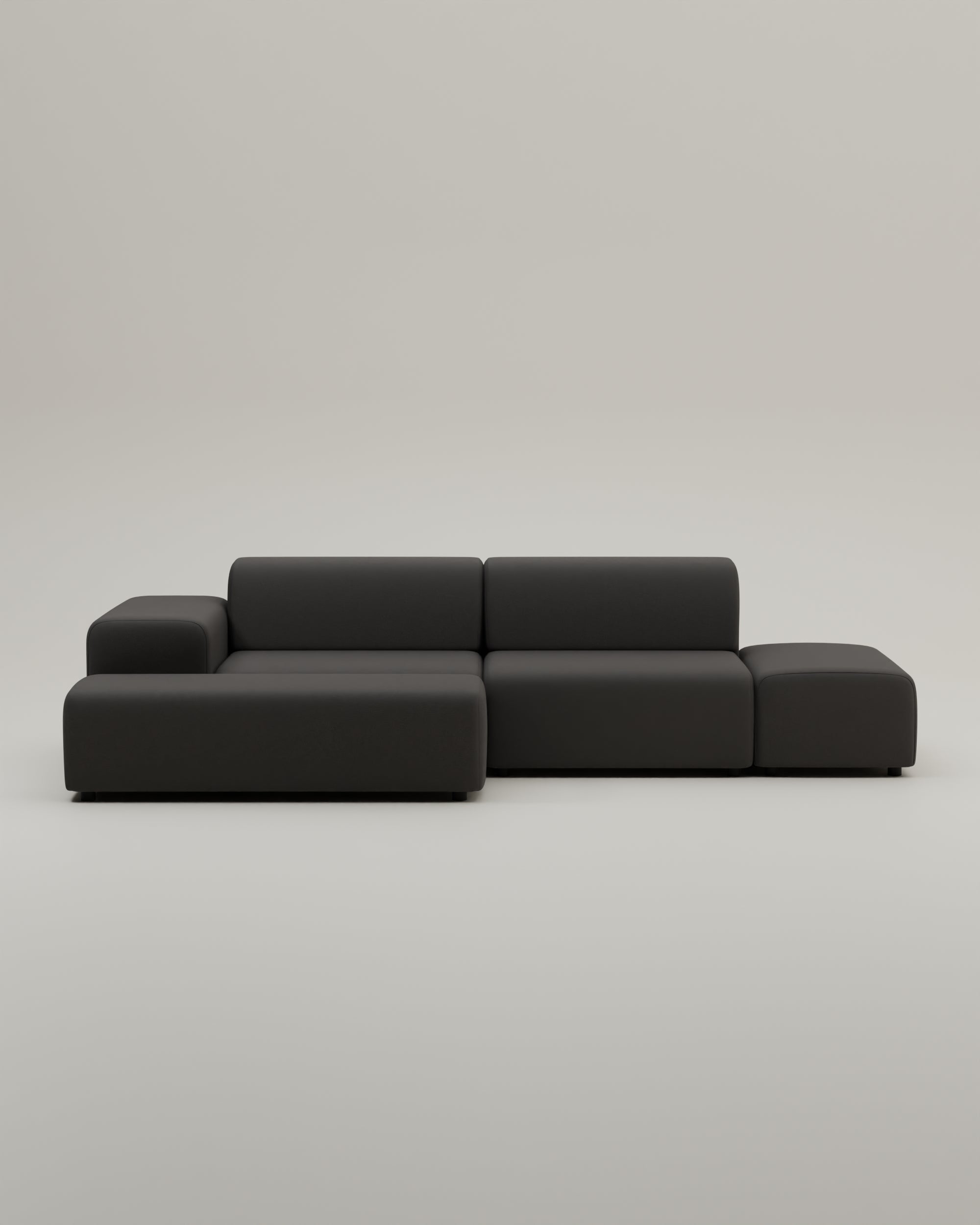 Stoffbezug - Modulares Ecksofa Nina 4-Sitzer