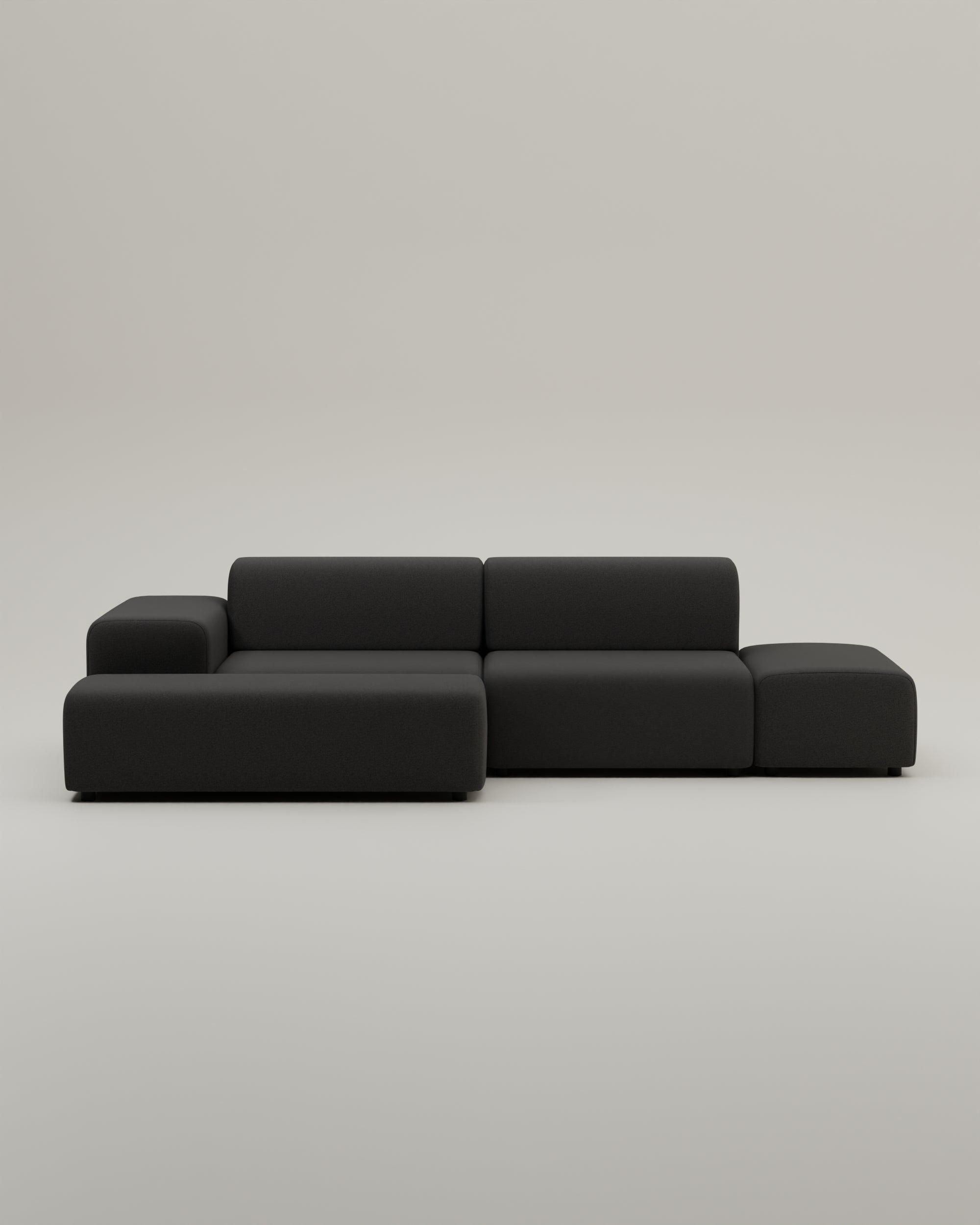 Stoffbezug - Modulares Ecksofa Nina 4-Sitzer