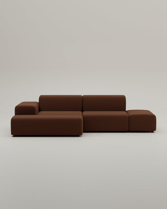Nina 4-seater modular corner sofa with bed function