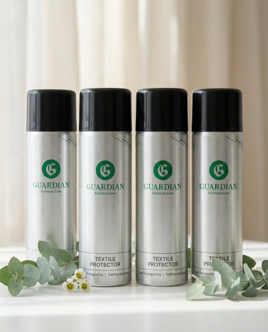 Pack of 4: Water-based Fabric Protective Spray, (aerosol) 500 ml