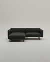 Aera 2.5 seater modular sofa with pouf