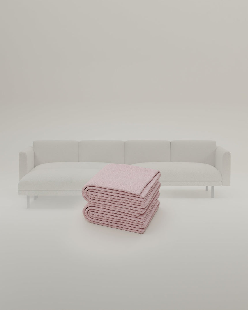 Rivestimento in tessuto - Divano modulare Aera 3 posti con pouf