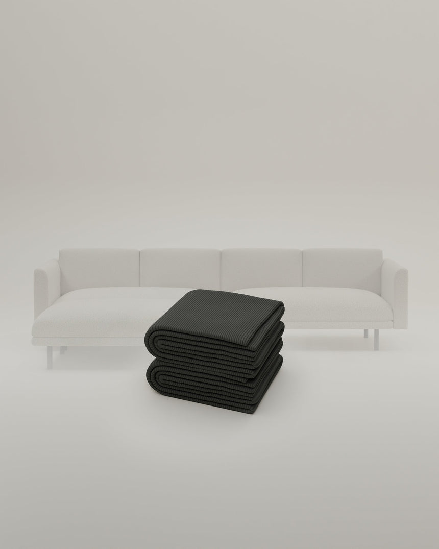 Rivestimento in tessuto - Divano modulare Aera 3 posti con pouf