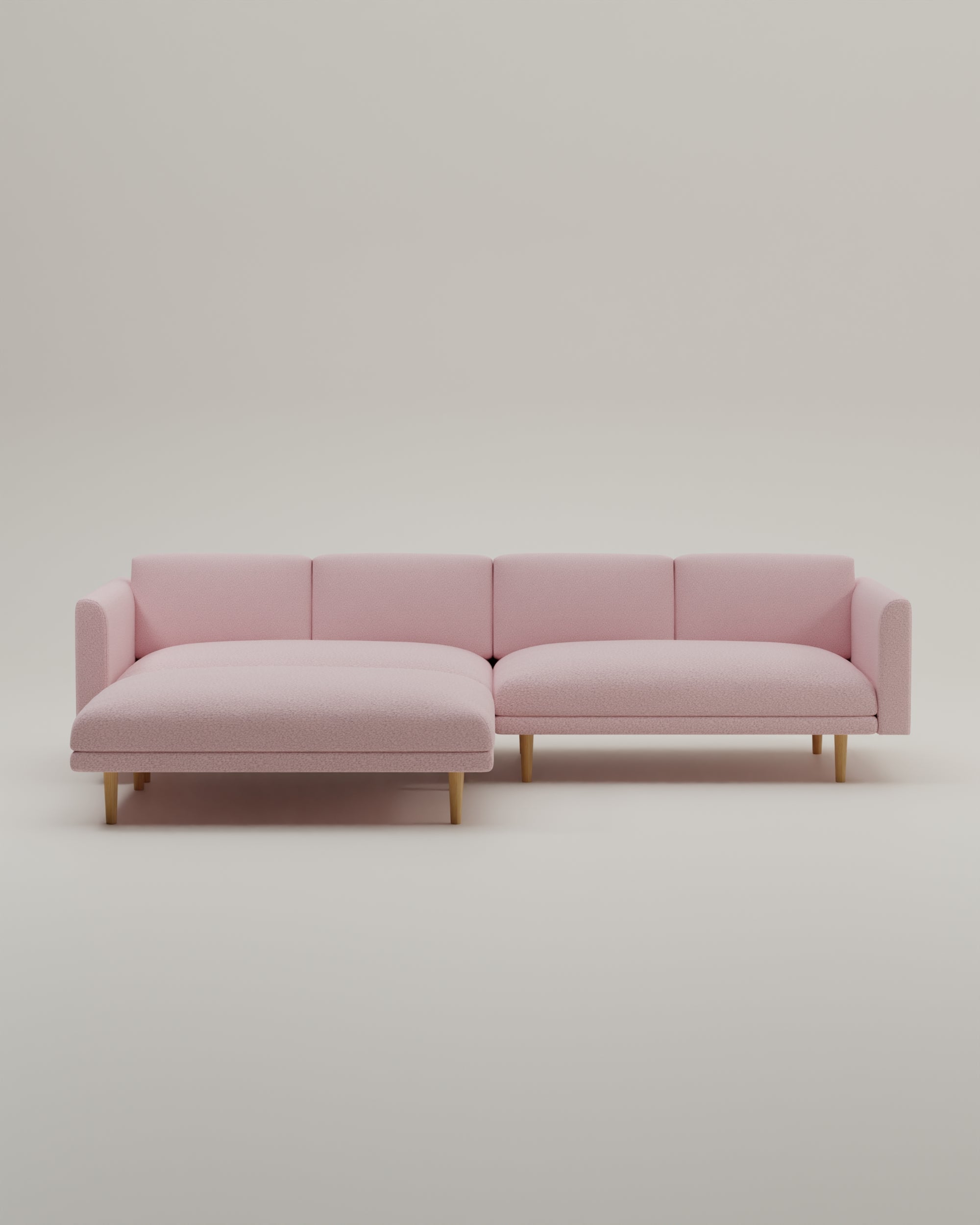 Divano modulare Aera 3 posti con pouf