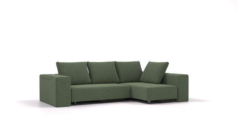 Divano componibile Amelie con funzione letto - tessuto Nova
