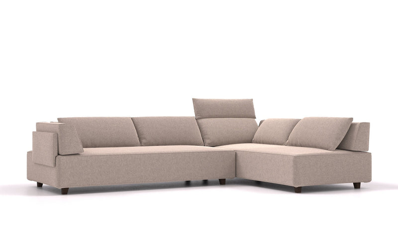 Divano modulare Louis L con funzione letto