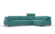 Divano modulare Louis L con funzione letto
