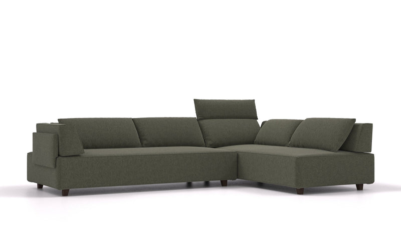 Divano modulare Louis L con funzione letto