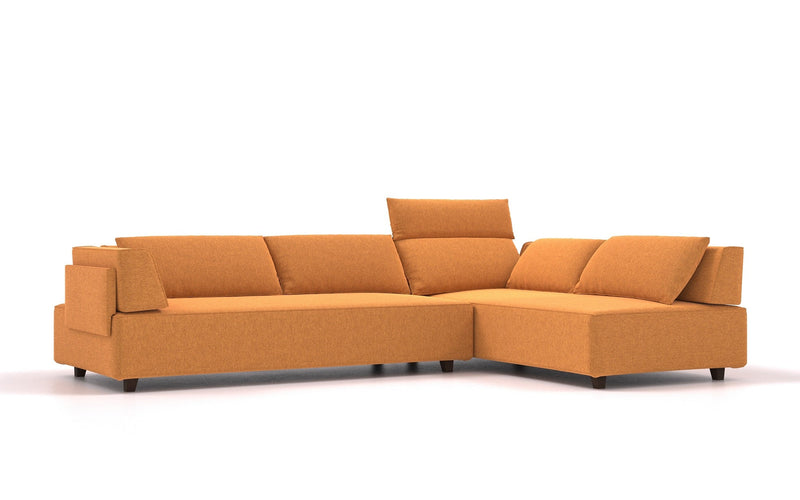 Divano modulare Louis L con funzione letto