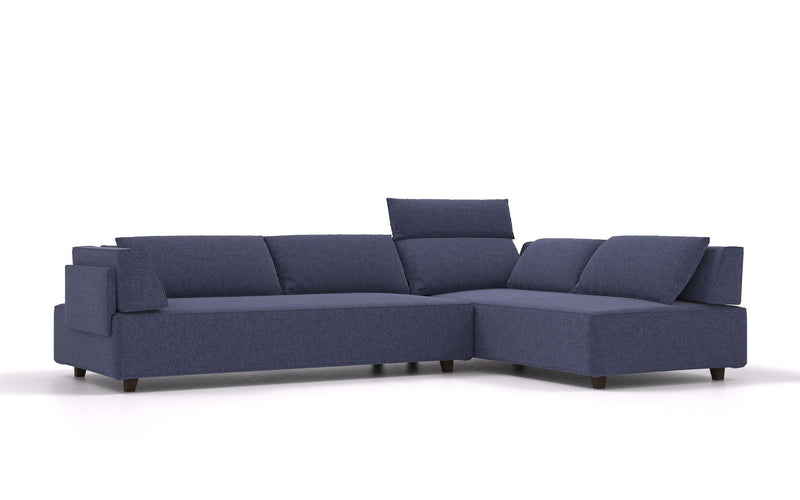 Divano modulare Louis L con funzione letto