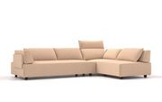 Divano modulare Louis L con funzione letto