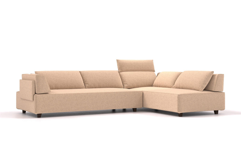 Divano modulare Louis L con funzione letto