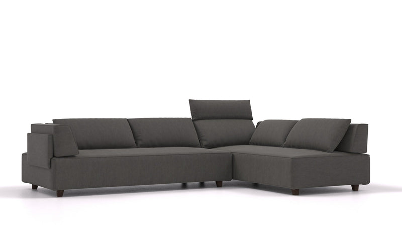 Divano modulare Louis L con funzione letto