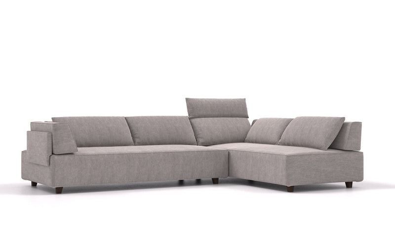 Divano modulare Louis L con funzione letto