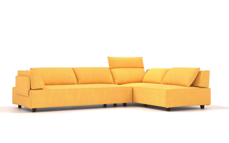 Divano modulare Louis L con funzione letto